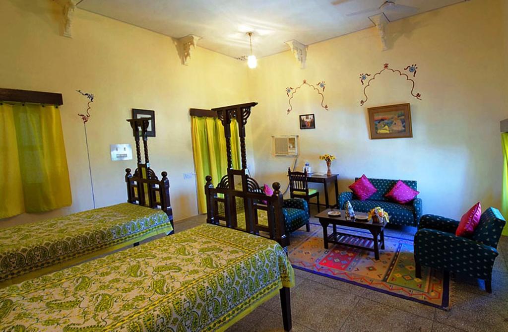 V Resorts Jhalamand Garh Jodhpur ジョードプル 部屋 写真